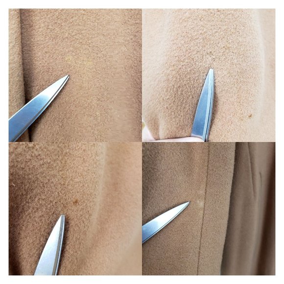 BILL BLASS Vintage Brown Wool & Cashmere Coat - Picture 12 of 13